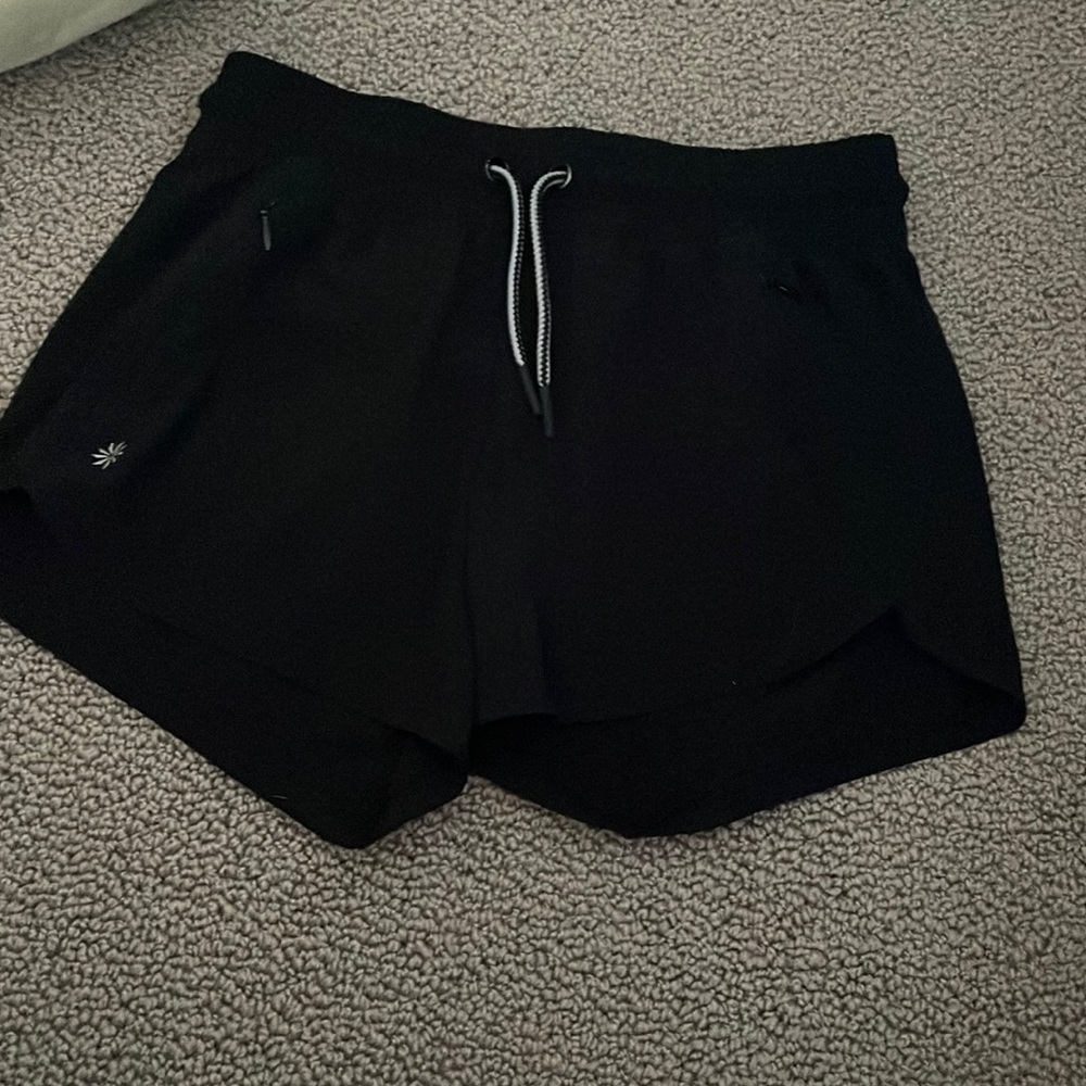 Athleta girl size L black shorts